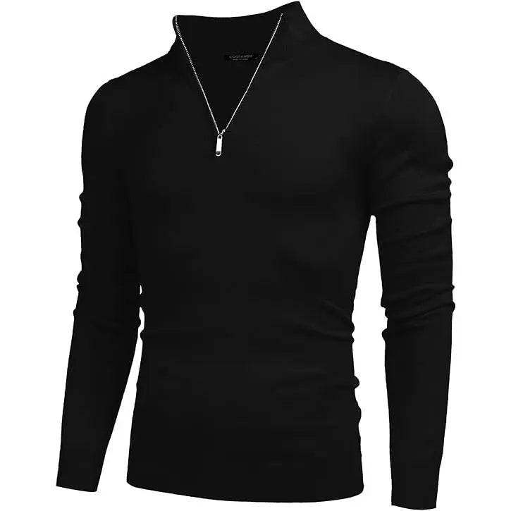 Men's Quarter Zip Up Sweaters