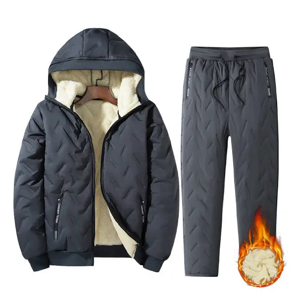 Men's winter warm wool waterproof windproof jacket