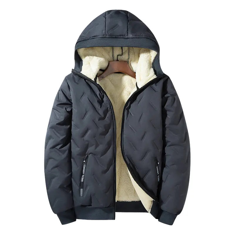 Men's winter warm wool waterproof windproof jacket