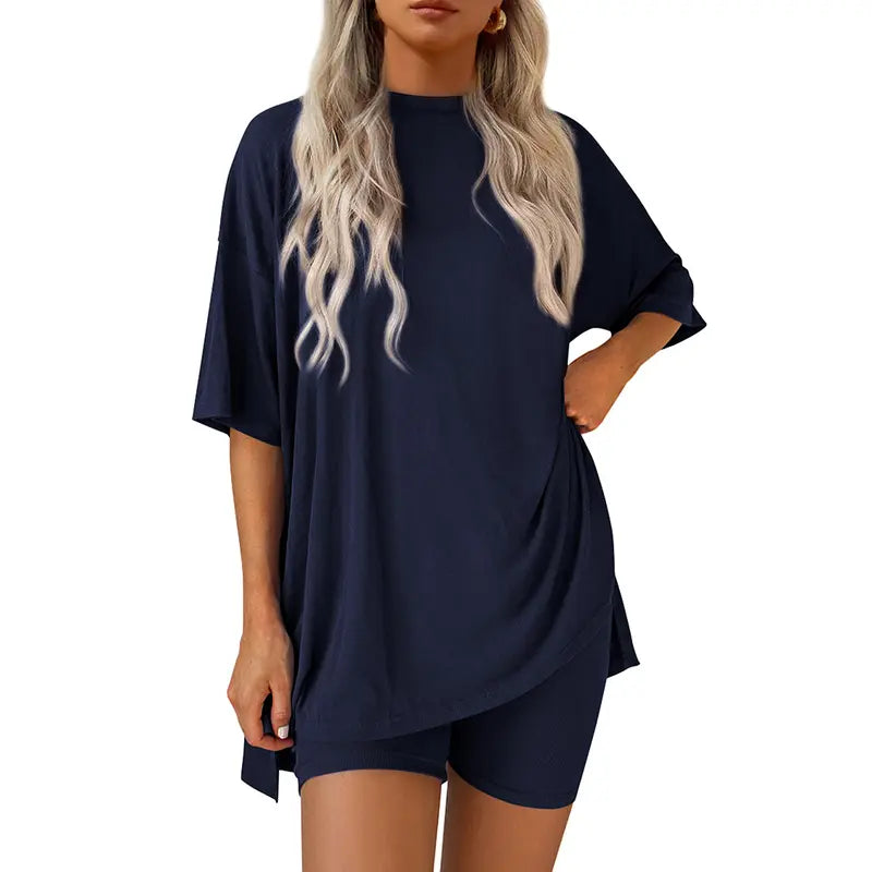 Women's Summer Two-Piece Set 2025 Casual Oversized