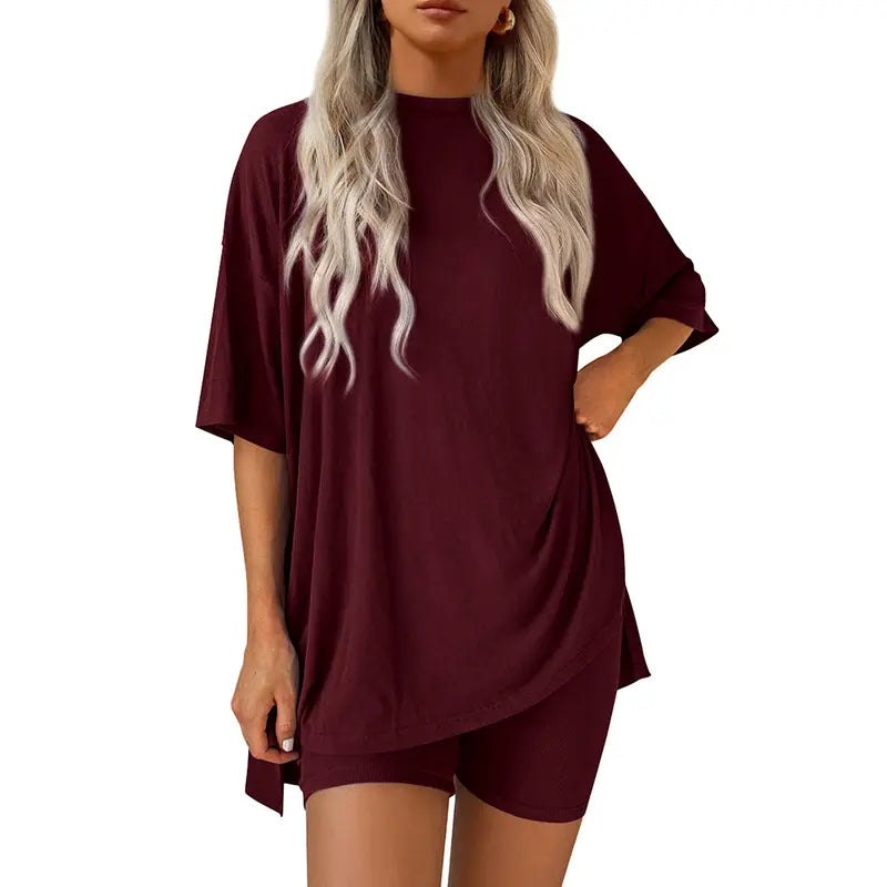 Women's Summer Two-Piece Set 2025 Casual Oversized