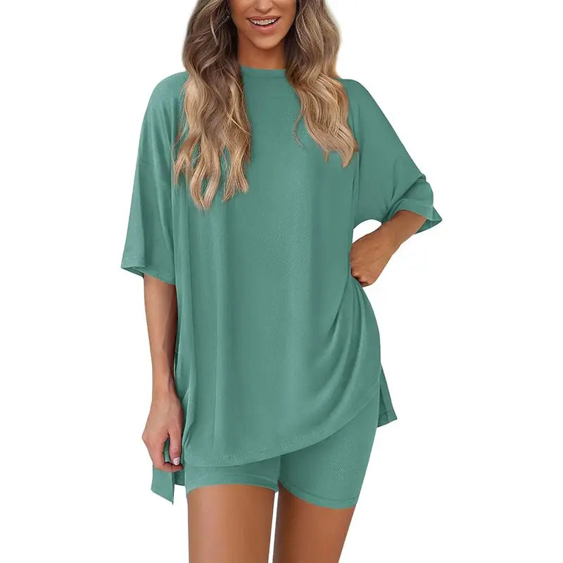 Women's Summer Two-Piece Set 2025 Casual Oversized