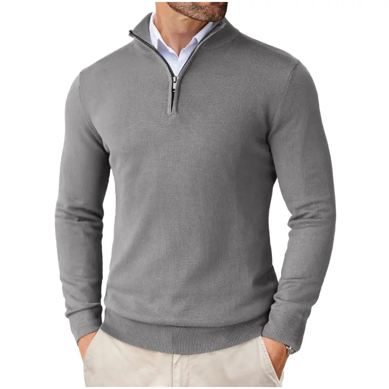 Men's Quarter Zip Up Sweaters