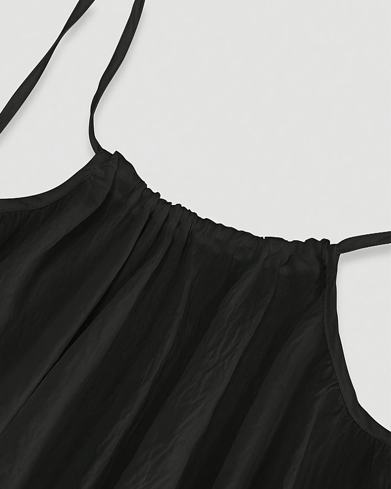 ☀️ Women's Solid Color Backless Cami Dress-lln