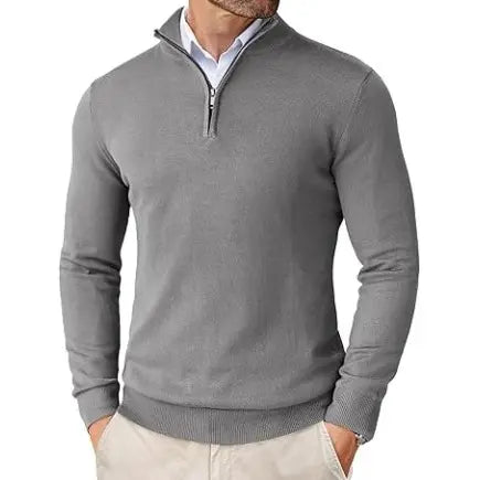 Men's Quarter Zip Up Sweaters