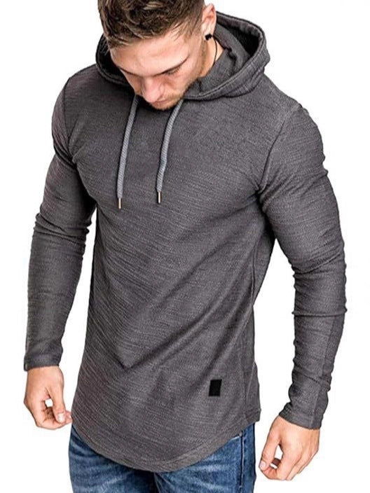 Mens Fashion Hoodies Fleece Long Sleeve Athletic Sweatshirt