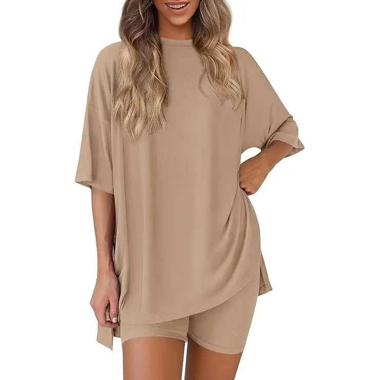 Women's Summer Two-Piece Set 2025 Casual Oversized